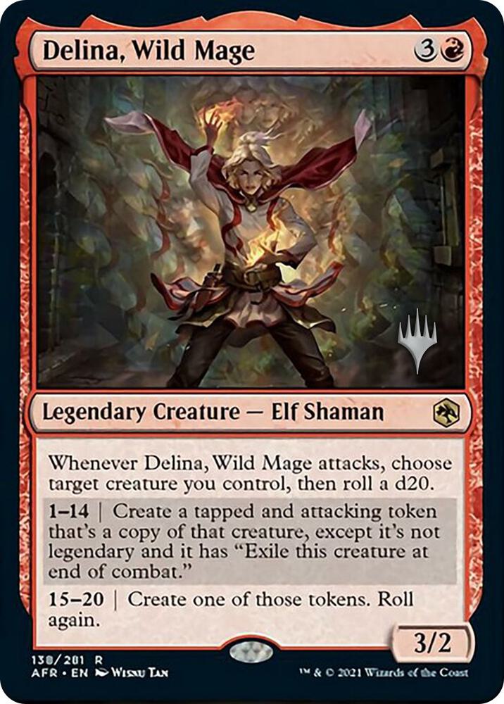 Delina, Wild Mage (Promo Pack) [Dungeons & Dragons: Adventures in the Forgotten Realms Promos]