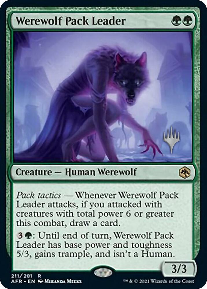 Werewolf Pack Leader (Promo Pack) [Dungeons & Dragons: Adventures in the Forgotten Realms Promos]
