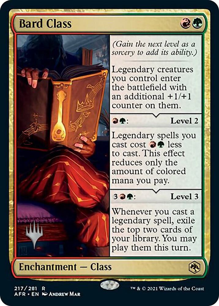 Bard Class (Promo Pack) [Dungeons & Dragons: Adventures in the Forgotten Realms Promos]