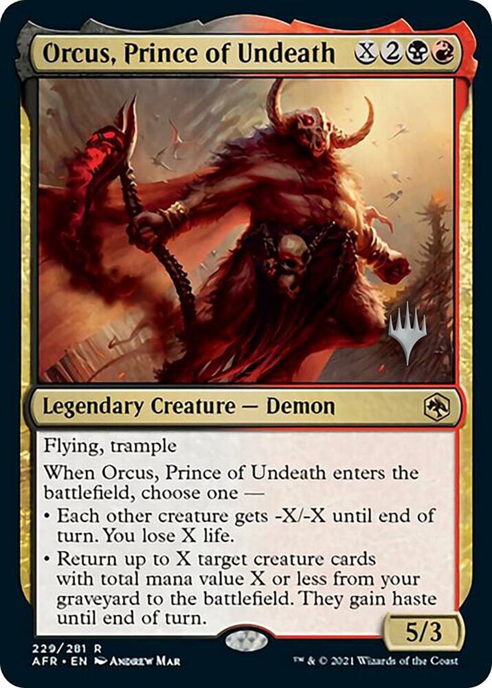 Orcus, Prince of Undeath (Promo Pack) [Dungeons & Dragons: Adventures in the Forgotten Realms Promos]