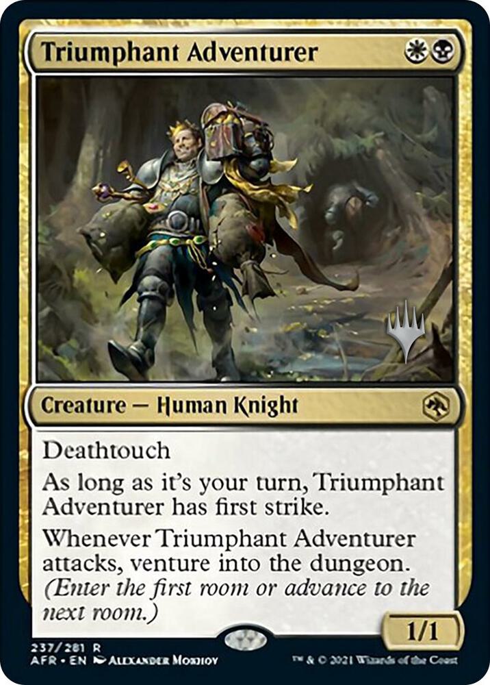 Triumphant Adventurer (Promo Pack) [Dungeons & Dragons: Adventures in the Forgotten Realms Promos]