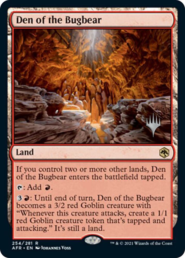 Den of the Bugbear (Promo Pack) [Dungeons & Dragons: Adventures in the Forgotten Realms Promos]