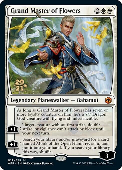 Grand Master of Flowers [Dungeons & Dragons: Adventures in the Forgotten Realms Prerelease Promos]