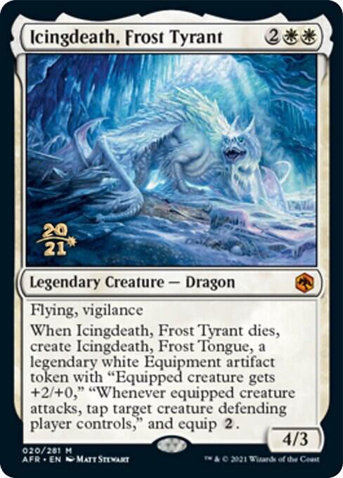 Icingdeath, Frost Tyrant [Dungeons & Dragons: Adventures in the Forgotten Realms Prerelease Promos]
