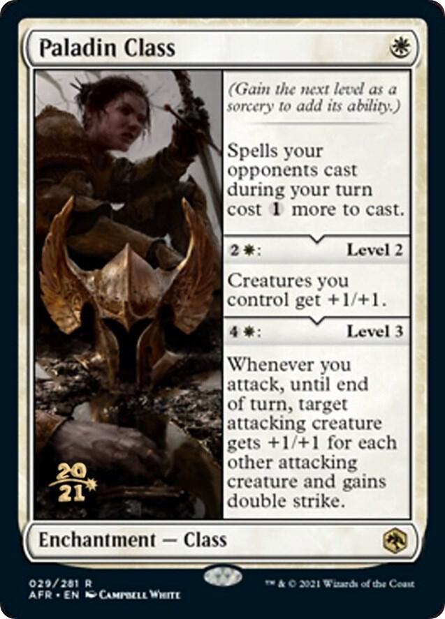 Paladin Class [Dungeons & Dragons: Adventures in the Forgotten Realms Prerelease Promos]