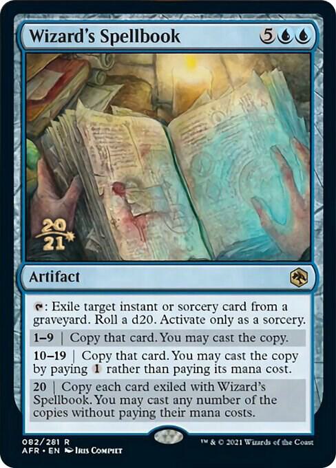 Wizard's Spellbook [Dungeons & Dragons: Adventures in the Forgotten Realms Prerelease Promos]
