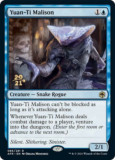 Yuan-Ti Malison [Dungeons & Dragons: Adventures in the Forgotten Realms Prerelease Promos]