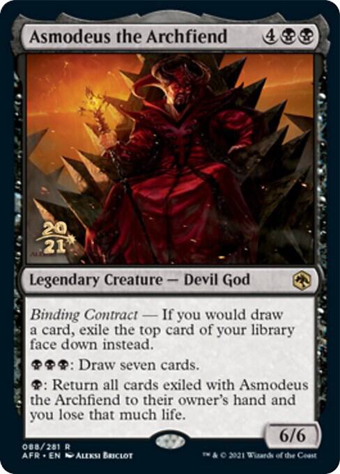 Asmodeus the Archfiend [Dungeons & Dragons: Adventures in the Forgotten Realms Prerelease Promos]
