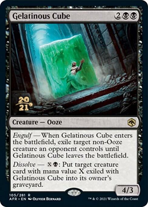 Gelatinous Cube [Dungeons & Dragons: Adventures in the Forgotten Realms Prerelease Promos]