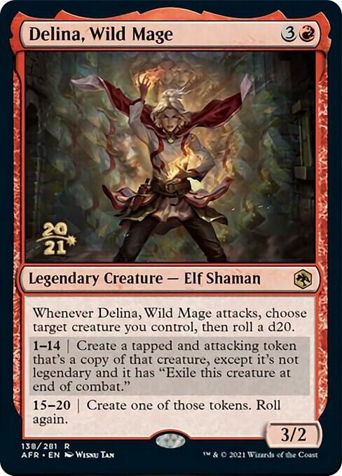 Delina, Wild Mage [Dungeons & Dragons: Adventures in the Forgotten Realms Prerelease Promos]