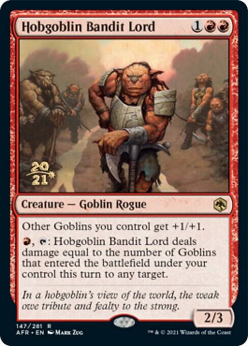 Hobgoblin Bandit Lord [Dungeons & Dragons: Adventures in the Forgotten Realms Prerelease Promos]