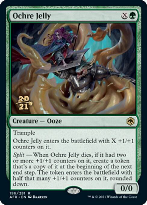 Ochre Jelly [Dungeons & Dragons: Adventures in the Forgotten Realms Prerelease Promos]