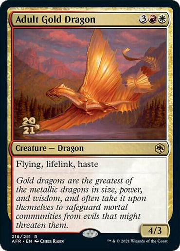 Adult Gold Dragon [Dungeons & Dragons: Adventures in the Forgotten Realms Prerelease Promos]