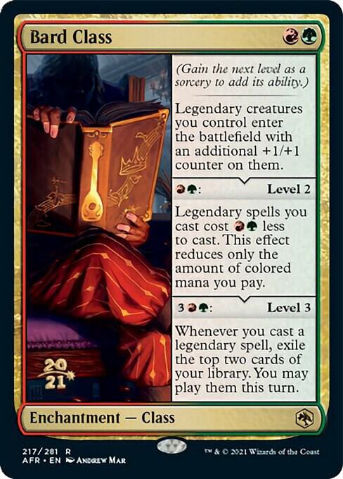 Bard Class [Dungeons & Dragons: Adventures in the Forgotten Realms Prerelease Promos]