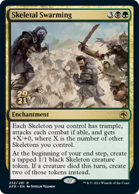 Skeletal Swarming [Dungeons & Dragons: Adventures in the Forgotten Realms Prerelease Promos]