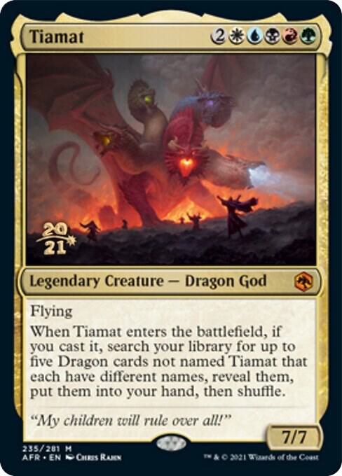 Tiamat [Dungeons & Dragons: Adventures in the Forgotten Realms Prerelease Promos]
