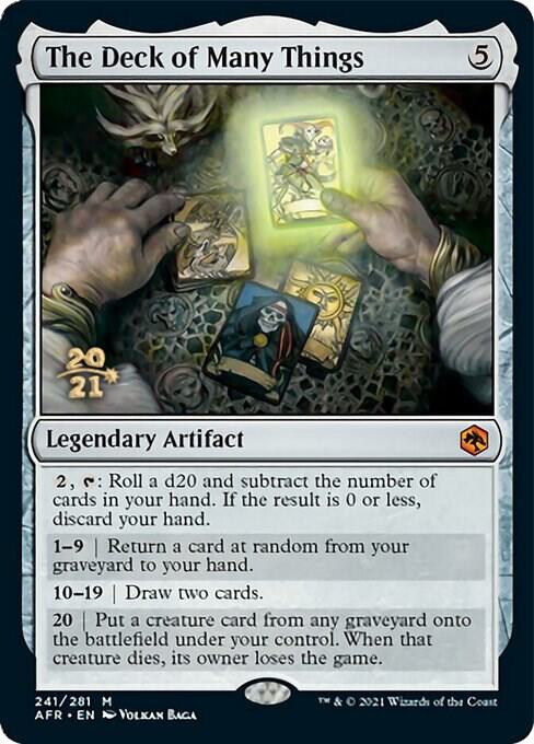 The Deck of Many Things [Dungeons & Dragons: Adventures in the Forgotten Realms Prerelease Promos]