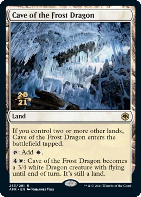 Cave of the Frost Dragon [Dungeons & Dragons: Adventures in the Forgotten Realms Prerelease Promos]