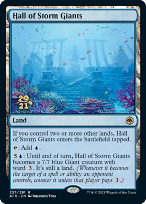 Hall of Storm Giants [Dungeons & Dragons: Adventures in the Forgotten Realms Prerelease Promos]