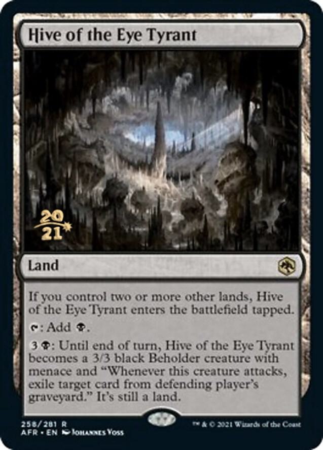 Hive of the Eye Tyrant [Dungeons & Dragons: Adventures in the Forgotten Realms Prerelease Promos]