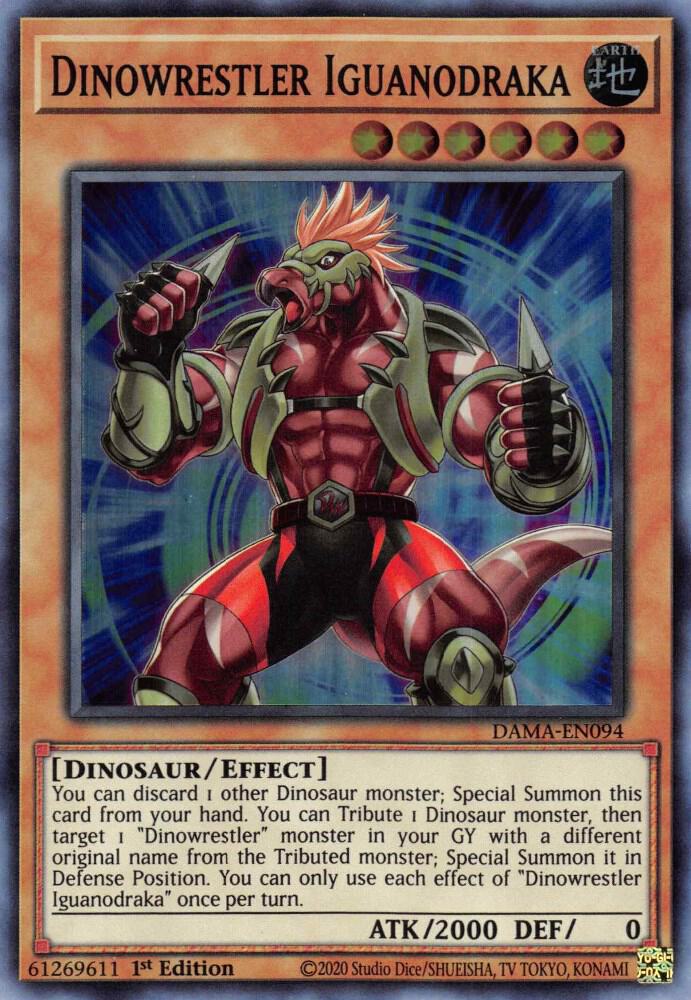 Dinowrestler Iguanodraka [DAMA-EN094] Super Rare