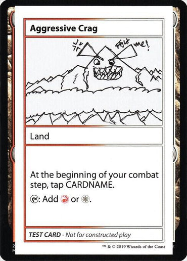 Aggressive Crag (2021 Edition) [Mystery Booster Playtest Cards]