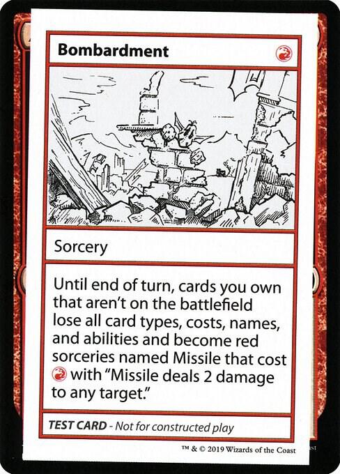 Bombardment (2021 Edition) [Mystery Booster Playtest Cards]