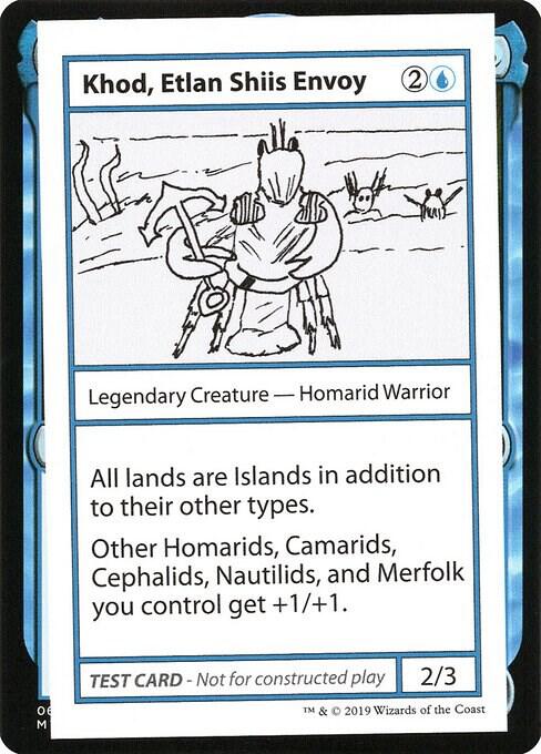 Khod, Etlan Shiis Envoy (2021 Edition) [Mystery Booster Playtest Cards]