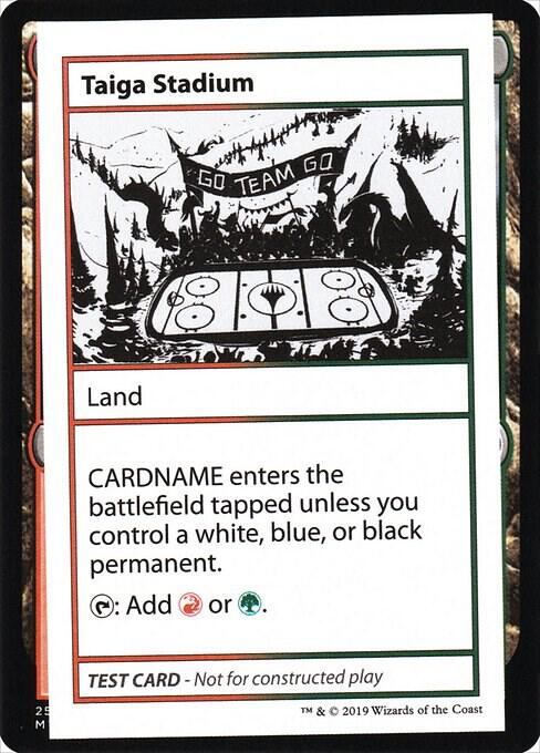 Taiga Stadium (2021 Edition) [Mystery Booster Playtest Cards]