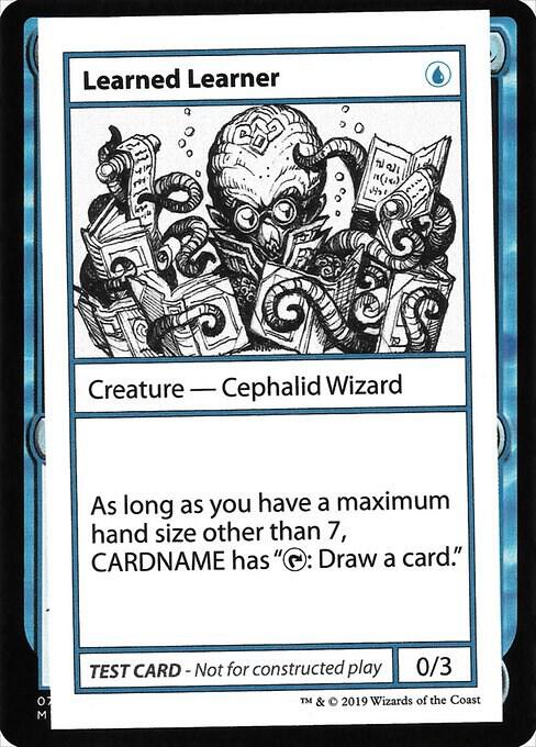 Learned Learner (2021 Edition) [Mystery Booster Playtest Cards]