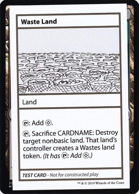 Waste Land (2021 Edition) [Mystery Booster Playtest Cards]