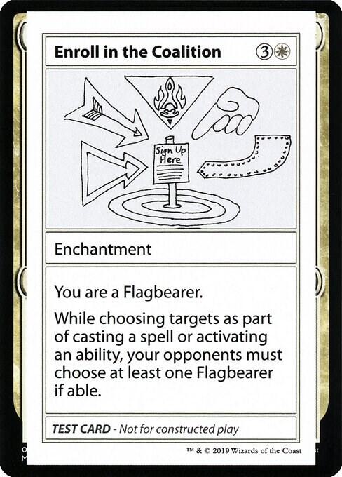 Enroll in the Coalition (2021 Edition) [Mystery Booster Playtest Cards]