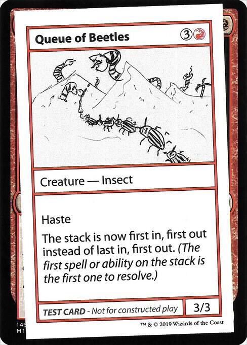 Queue of Beetles (2021 Edition) [Mystery Booster Playtest Cards]