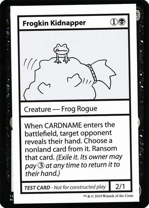 Frogkin Kidnapper (2021 Edition) [Mystery Booster Playtest Cards]