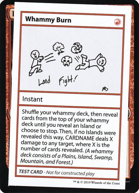 Whammy Burn (2021 Edition) [Mystery Booster Playtest Cards]