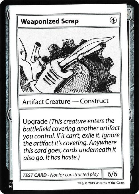 Weaponized Scrap (2021 Edition) [Mystery Booster Playtest Cards]