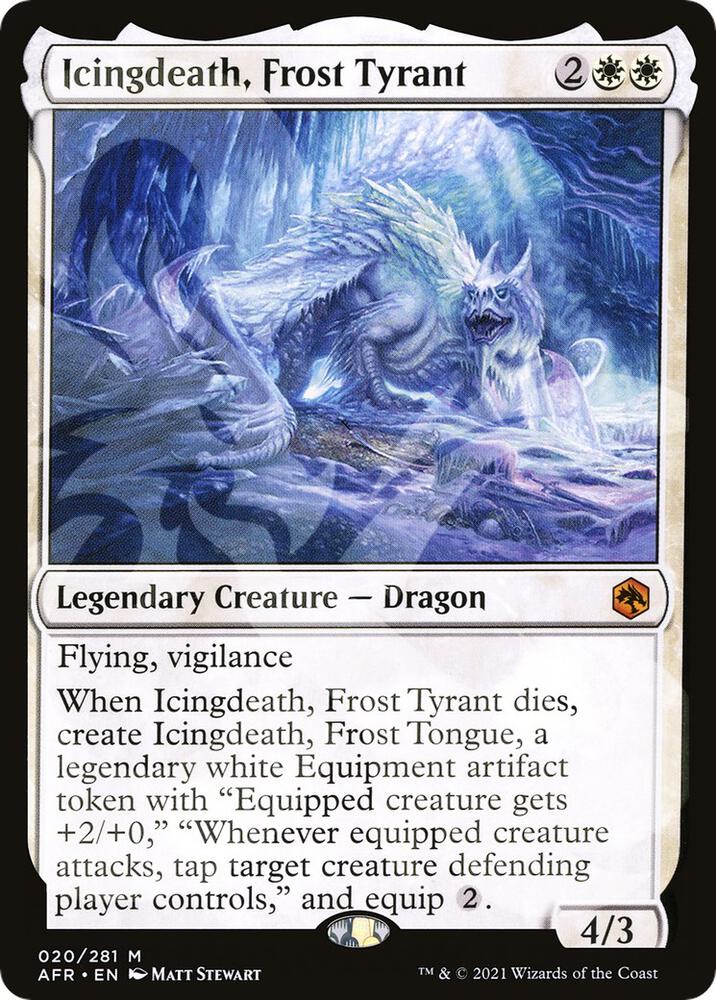 Icingdeath, Frost Tyrant (Ampersand Promo) [Dungeons & Dragons: Adventures in the Forgotten Realms Promos]