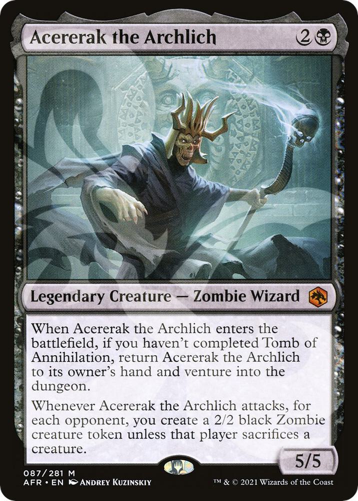 Acererak the Archlich (Ampersand Promo) [Dungeons & Dragons: Adventures in the Forgotten Realms Promos]
