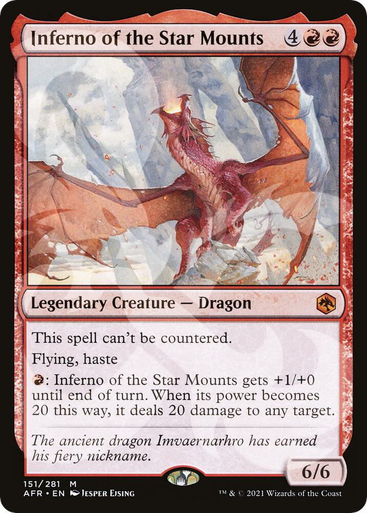 Inferno of the Star Mounts (Ampersand Promo) [Dungeons & Dragons: Adventures in the Forgotten Realms Promos]