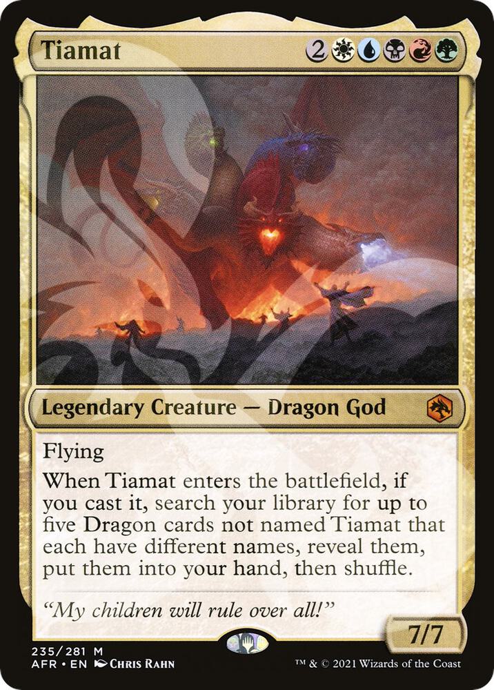 Tiamat (Ampersand Promo) [Dungeons & Dragons: Adventures in the Forgotten Realms Promos]