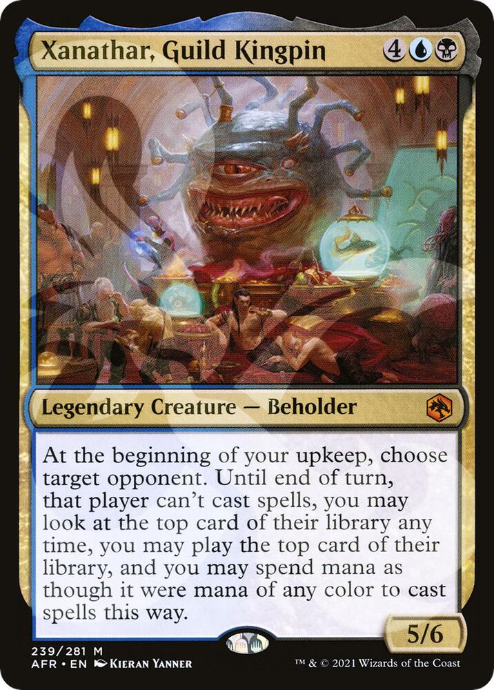Xanathar, Guild Kingpin (Ampersand Promo) [Dungeons & Dragons: Adventures in the Forgotten Realms Promos]