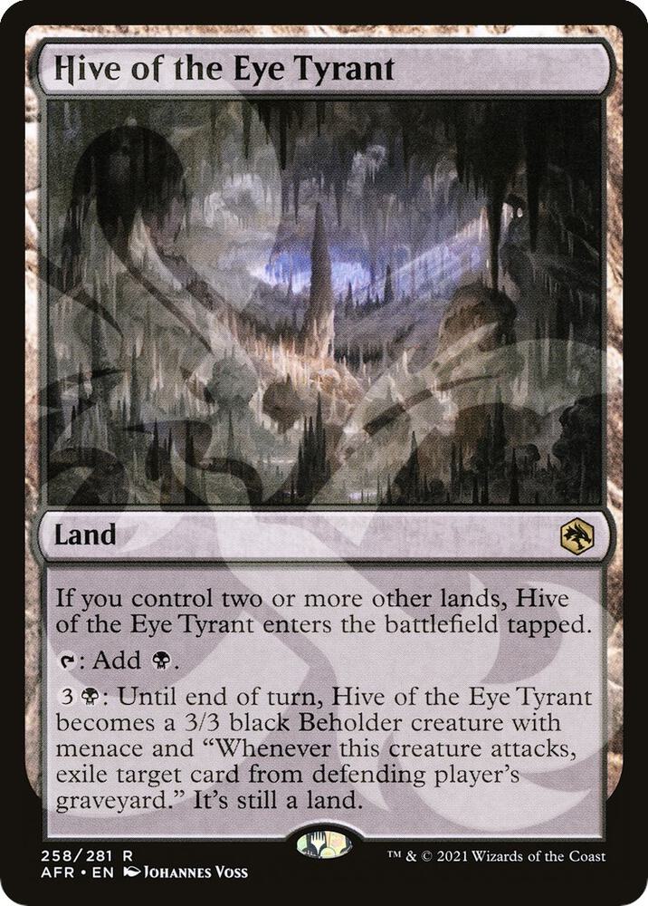 Hive of the Eye Tyrant (Ampersand Promo) [Dungeons & Dragons: Adventures in the Forgotten Realms Promos]