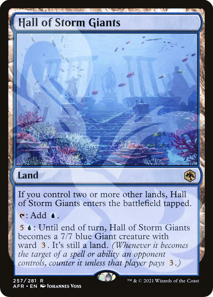 Hall of Storm Giants (Ampersand Promo) [Dungeons & Dragons: Adventures in the Forgotten Realms Promos]