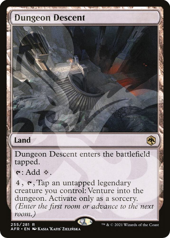 Dungeon Descent (Ampersand Promo) [Dungeons & Dragons: Adventures in the Forgotten Realms Promos]