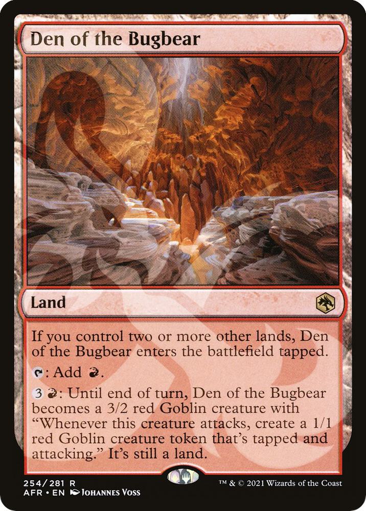 Den of the Bugbear (Ampersand Promo) [Dungeons & Dragons: Adventures in the Forgotten Realms Promos]