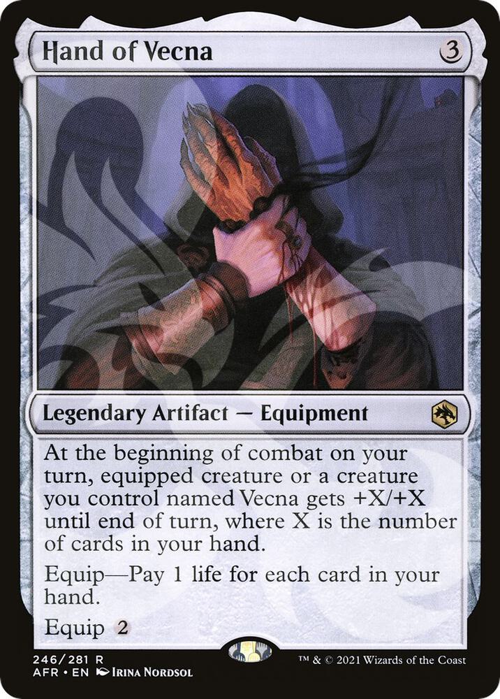 Hand of Vecna (Ampersand Promo) [Dungeons & Dragons: Adventures in the Forgotten Realms Promos]