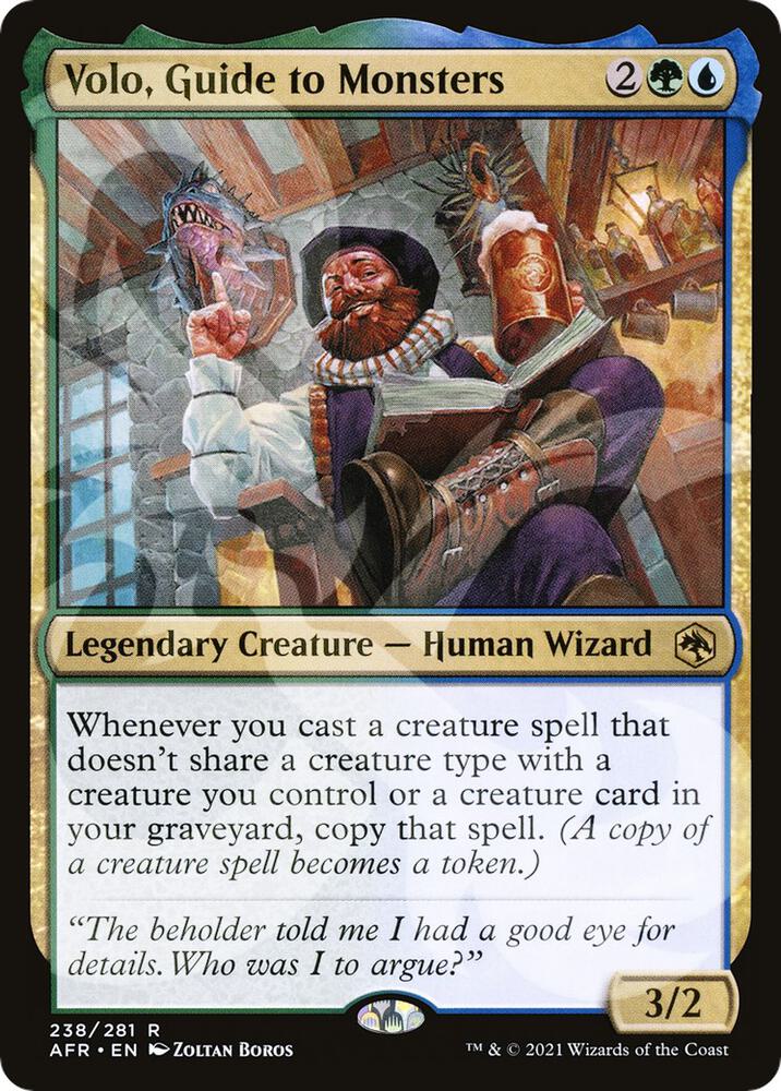 Volo, Guide to Monsters (Ampersand Promo) [Dungeons & Dragons: Adventures in the Forgotten Realms Promos]
