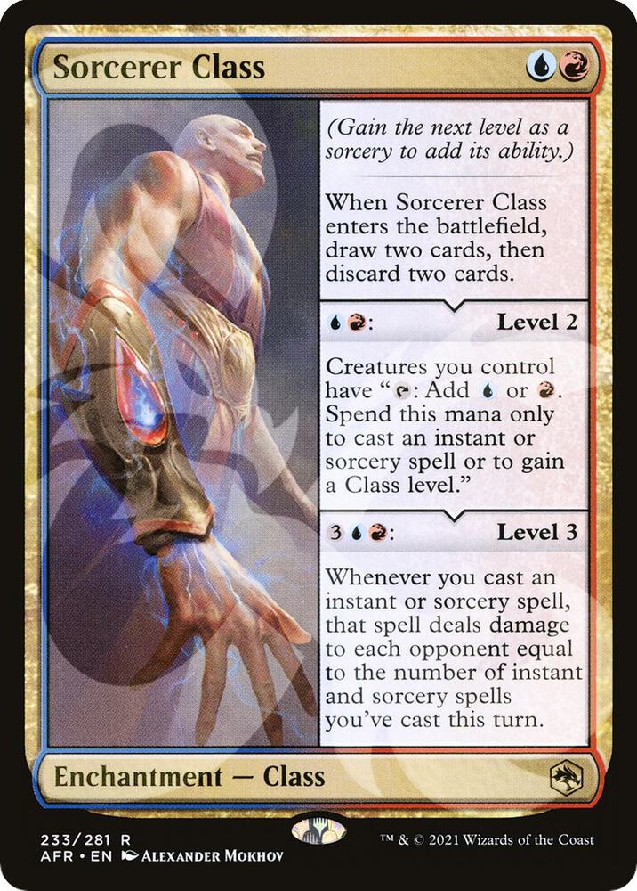 Sorcerer Class (Ampersand Promo) [Dungeons & Dragons: Adventures in the Forgotten Realms Promos]