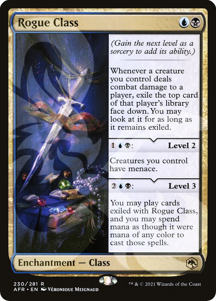 Rogue Class (Ampersand Promo) [Dungeons & Dragons: Adventures in the Forgotten Realms Promos]