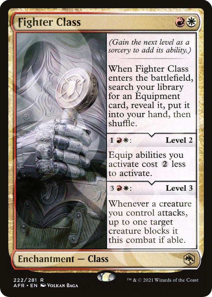 Fighter Class (Ampersand Promo) [Dungeons & Dragons: Adventures in the Forgotten Realms Promos]
